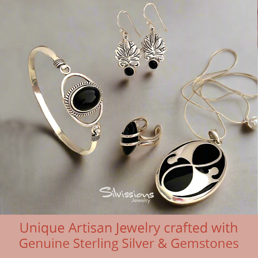 black-onyx-gemstone-jewelry-handcrafted-in-sterling-silver-silvissions-jewelry.com